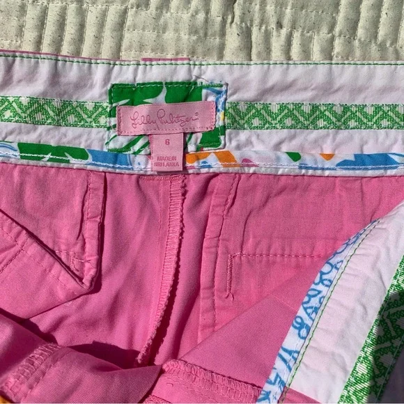 Lilly Pulitzer Vibrant Pink Women's Shorts Size 6 - Picture 4 of 6
